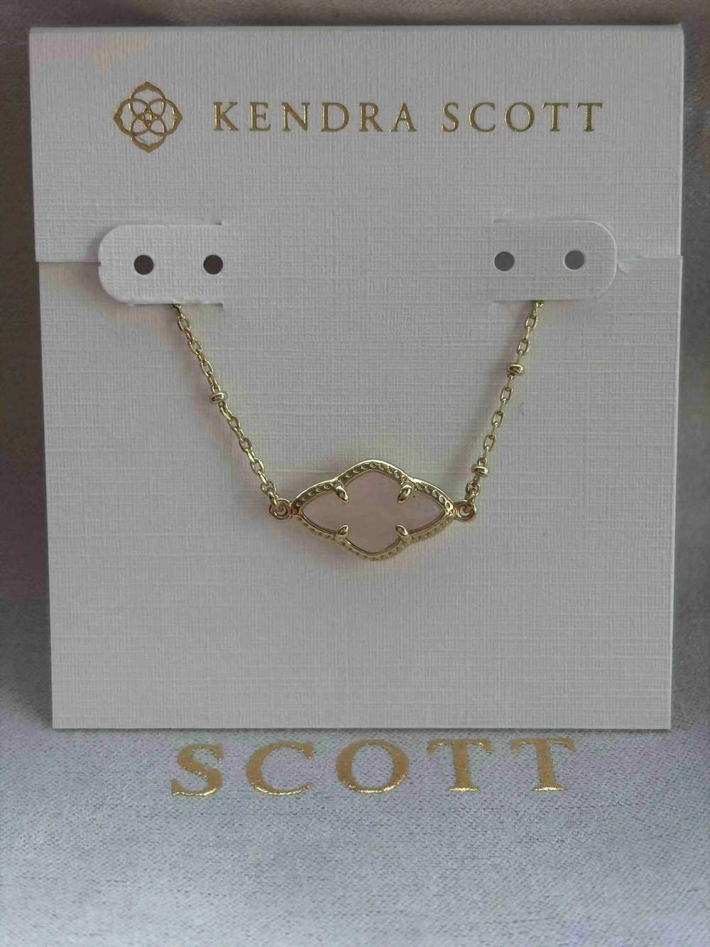 Kendra Scott Pink Pendant Necklace